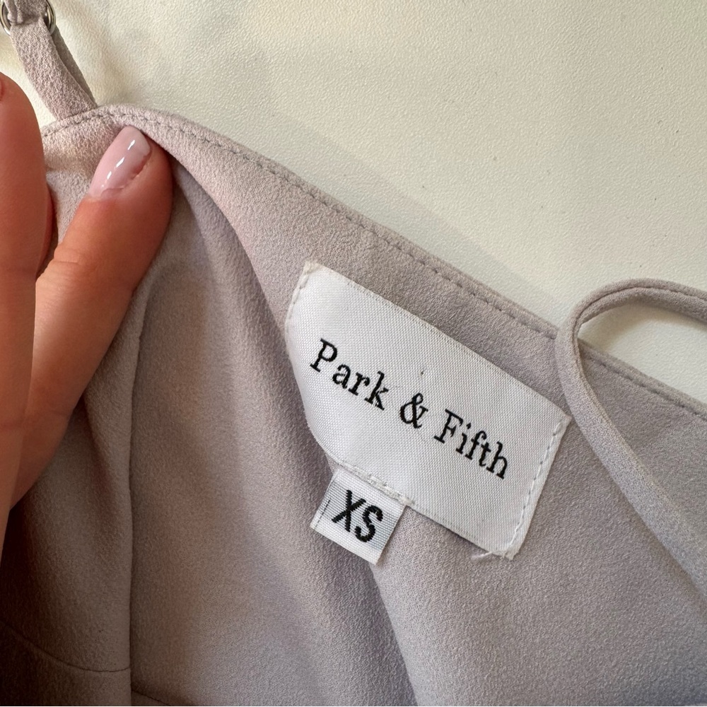 Park & Fifth Dove Gray Dress - Picture 3 of 5